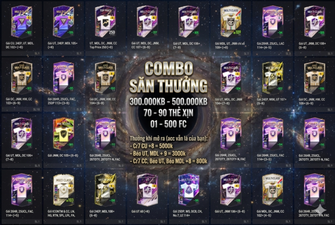 COMBO SĂN THƯỞNG 399