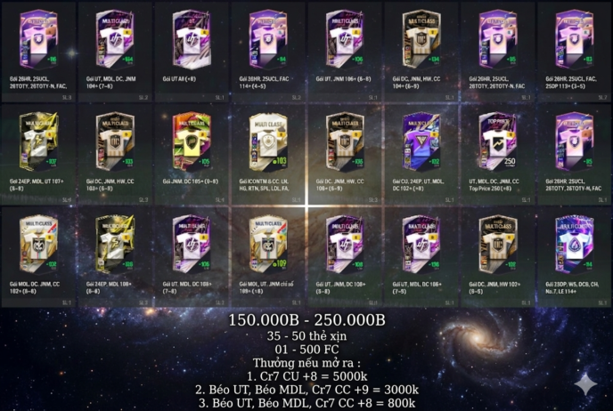 COMBO SĂN THƯỞNG 286