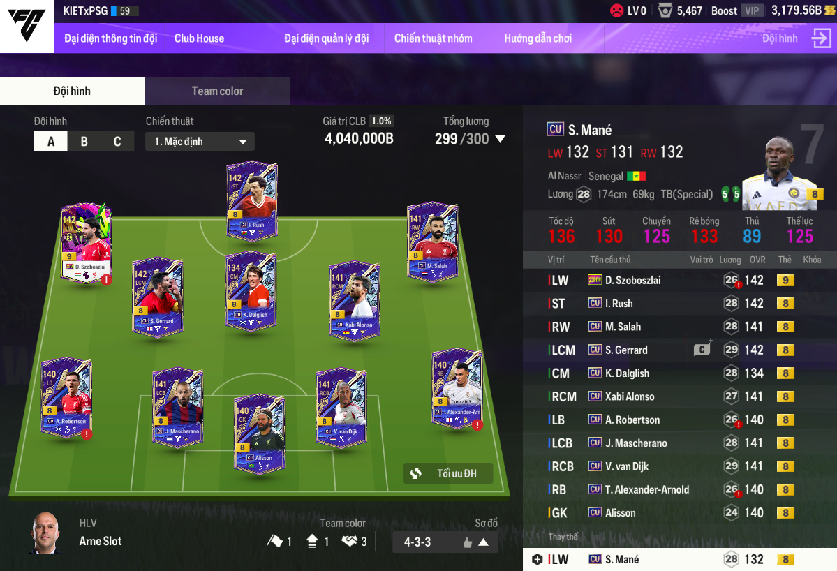LIVERPOOL - 4,040 TRIỆU