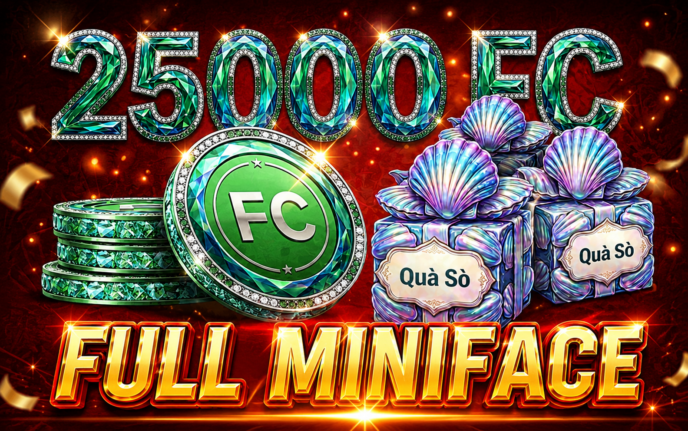 25000 FC - FULL MINIFACE - 2 VÒNG SK