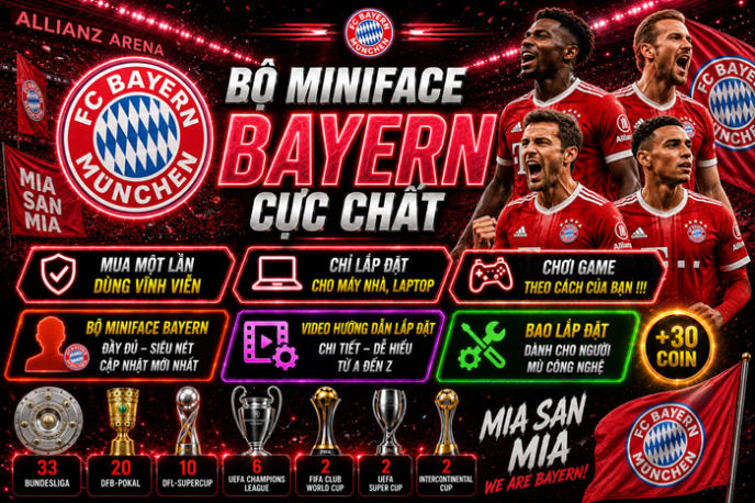 BỘ MINIFACE BAYERN