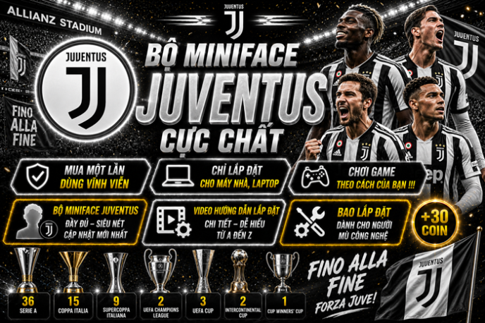 BỘ MINIFACE JUVENTUS