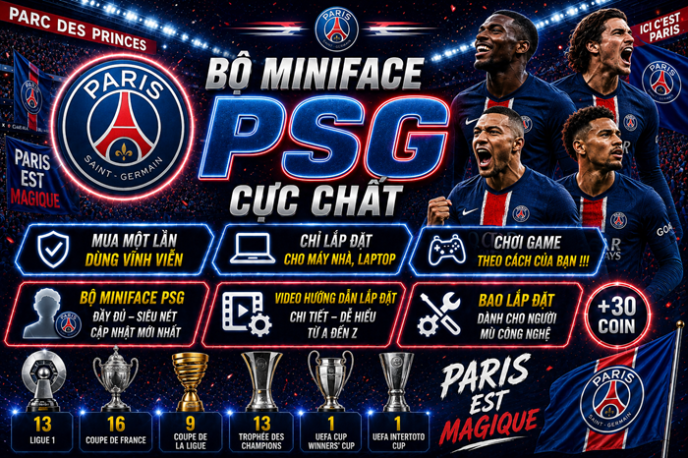 BỘ MINIFACE PSG