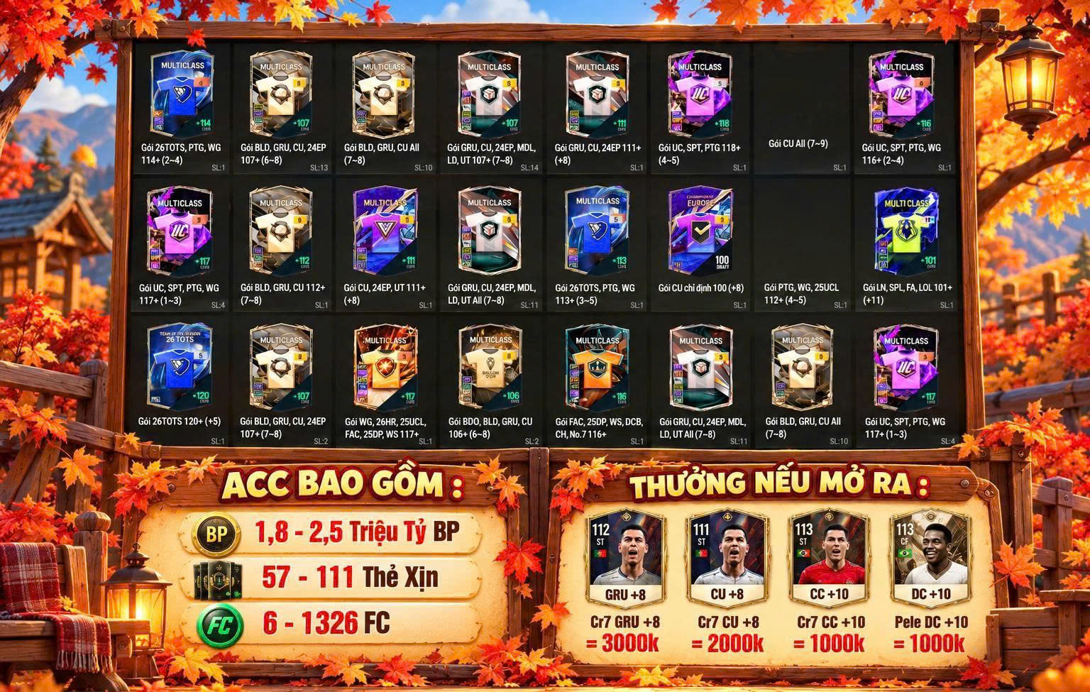 NÂNG CẤP RANK KIM CƯƠNG - MỞ THẺ